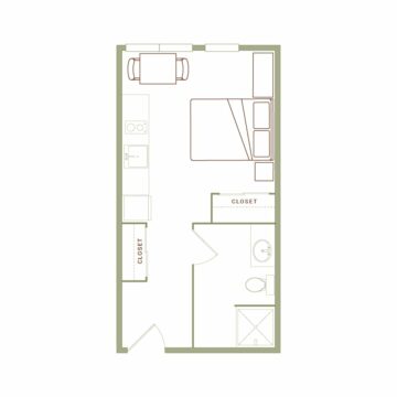 Apartment 513 floor plan
