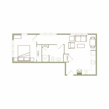 Apartment 511 floor plan